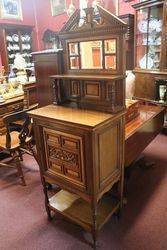 Antique Music Parlor Cabinet 