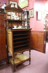 Antique Music Parlor Cabinet 