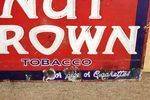 Antique Nut Brown Tobacco Enamel Sign