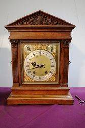 Antique Oak Bracket Clock 