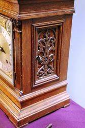 Antique Oak Bracket Clock 