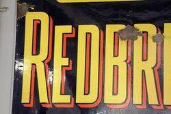 Antique Ogdens Redbreast Flake Enamel Sign 