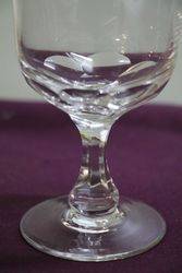 Antique Ogee Bowl Glass 