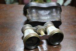 Antique Opera Glasses In Original Case  