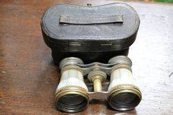 Antique Opera Glasses In Original Case  