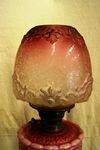 Antique Pink Milk Glass Oil Lamp Arriving Nov