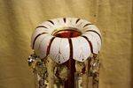 Antique Rare Pr  Ruby Glass Luster Vases Arriving Nov