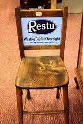 Antique Restu Shop Advertising Chair