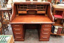 Antique Roll Top Desk 