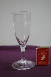 Antique Round Funnel Bowl Drinking Glass 
