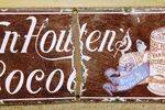 Antique Small Van Houtens Enamel Sign