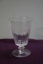 Antique Tapered Cut Bucket Bowl Glass  