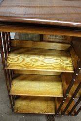 Antique The American Patent Walnut Revolving Bookcase  