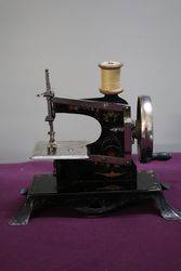 Antique Tin Plate Sewing Machine C1900 