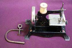 Antique Tin Plate Sewing Machine C1900 