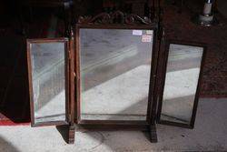 Antique TriFold Mirror  