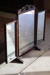 Antique TriFold Mirror  