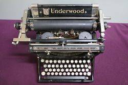 Antique Underwood Standard Typewriter Number 3  