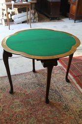 Antique Walnut Games Table