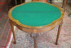 Antique Walnut Games Table