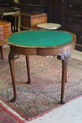 Antique Walnut Games Table