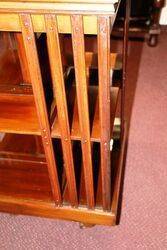 Antique Walnut Revolving Bookcase 