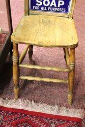 Antique Watsonand96s Soap Advertising Chair
