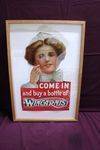 Antique Wincarnis Pictorial Advertising Poster In Boxed Frame 