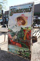 Antique Wincarnis Pictorial Enamel Sign 