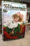 Antique Wincarnis Tonic Pictorial Enamel Sign Arriving Nov