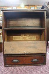 Antique Yates Seeds Shop Counter Cabinet