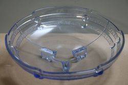 Art Deco Blue Glass Bowl C1930 
