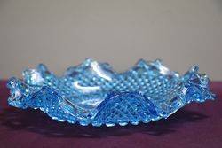 Art Deco Blue Glass Bowl  