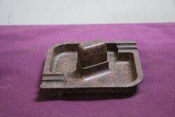 Art Deco Brown Bakelite Ash Tray 