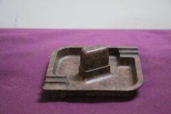 Art Deco Brown Bakelite Ash Tray 