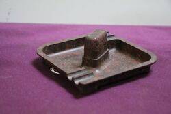 Art Deco Brown Bakelite Ash Tray 