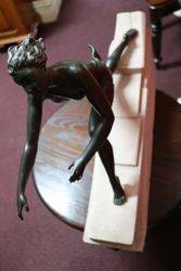 Art Deco Figure Signed andquotMousinandquot 