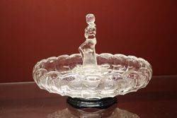 Art Deco Glass Float Bowl 