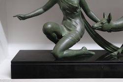 Art Deco Spelter Group C1930 