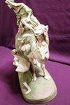 Art Nouveau Royal Dux Porcelain Group CamelRiderServant C1900