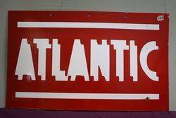 Atlantic  Double Sided Enamel Advertising sign 