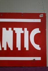 Atlantic  Double Sided Enamel Advertising sign 