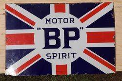 BP Motor Spirit Enamel Advertising Sign 