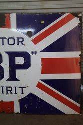 BP Motor Spirit Enamel Advertising Sign  