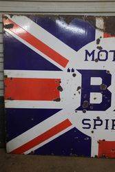 BP Motor Spirit Enamel Advertising Sign  