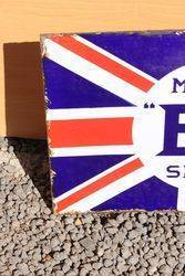 BP Union Jack Enamel Post Mount Sign