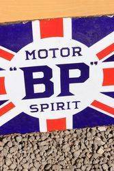 BP Union Jack Enamel Post Mount Sign