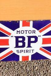 BP Union Jack Enamel Post Mount Sign