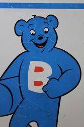 BUTAGAS Pictorial  Bear Alloy Sign 