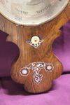Barometer With Mother Of Pearl Inlay 